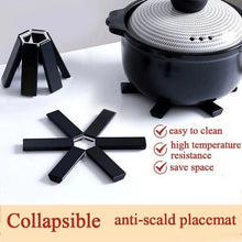 Load image into Gallery viewer, Square Bamboo Coaster Hot Pots and Pans Heat Pad
