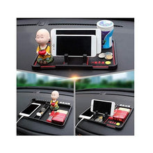 Load image into Gallery viewer, HSR Car Accessories Multifunction Phone GPS Holder Anti-Slip Silicone Pad and Car Mobile Holders for Car Dashboard
