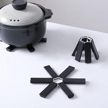 Load image into Gallery viewer, Square Bamboo Coaster Hot Pots and Pans Heat Pad
