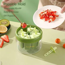 Load image into Gallery viewer, Reusable DIY 8 Pieces Ice Pop Mould

