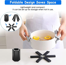 Load image into Gallery viewer, Square Bamboo Coaster Hot Pots and Pans Heat Pad
